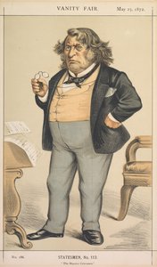 Vanity Fair: Devlet Adamı, No. 113 The Massive Grievance, 1872. by Thomas Nast