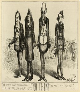 Çalınan Kuponlar Hakkında Hiçbir Şey Bilmiyoruz by Thomas Nast