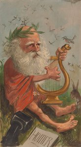 William Cullen Bryant, 1866. by Thomas Nast