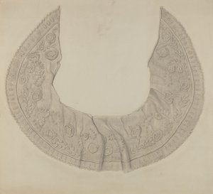 İşlemeli Dantel Yaka by Thomas O