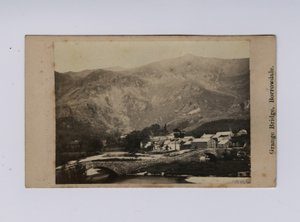 Grange Köprüsü, Borrowdale (s/b fotoğraf) by Thomas Ogle