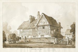 Haughton - Eski Salon: sepya çizimi, 1838 by Thomas Peploe Wood