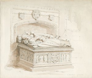 Stowe Kilisesi - Masa mezarı [Sir Walter Devereux