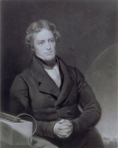 Henry Cousins (d.1864) tarafından kazınmış Michael Faraday (1791-1867) portresi c.1841