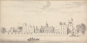 Nehrin Ötesinden Lambeth Sarayı by Thomas Priest
