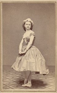 Bir Bale Dansçısının Portresi,c. 1860 (fotoğraf) by Thomas Rice Burnham