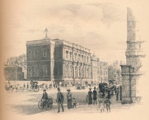 Ziyafet Salonunun Dış Görünümü, Whitehall Sarayı, 1902 by Thomas Robert Way