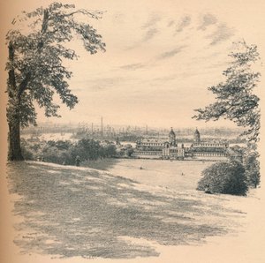 Gözlemevi Tepesinden Greenwich Sarayı, 1902