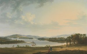Bellisle, County Fermanagh, İrlanda'dan Knock Ninney ve Lough Erne by Thomas Roberts