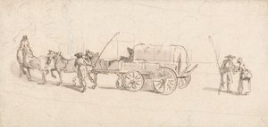 Vagon ve Atlı Figürler by Thomas Ross