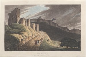 The Castle, Poetical Sketches of Scarborough, 1813., 1813. Yaratıcılar: Thomas Rowlandson, Joseph Constantine Stadler, J. Bluck.