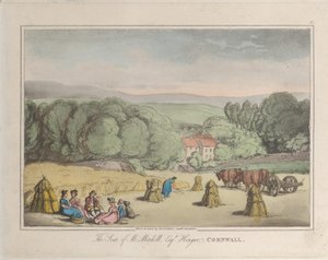 M. Mitchell Esq. Hengar, Cornwall, Sketches from Nature, 1822., 1822. Yaratıcılar: Thomas Rowlandson, Joseph Constantine Stadler.