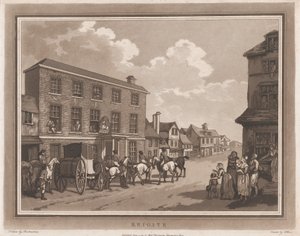 Reigate An Excursion to Brighthelmstone, 1 Haziran 1790., 1 Haziran 1790. Yaratıcılar: Thomas Rowlandson, Samuel Alken.