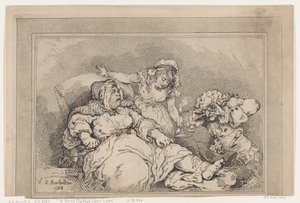 Son Bacaklarında Bir Fahişe, 1792., 1792. by Thomas Rowlandson