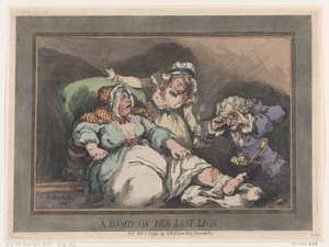 Son Bacaklarında Bir Fahişe, 1 Ekim 1792., 1 Ekim 1792. by Thomas Rowlandson