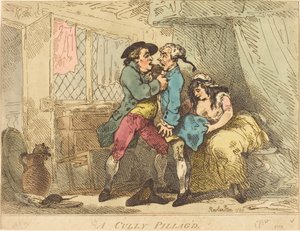 Yağmalanmış Bir Cully by Thomas Rowlandson