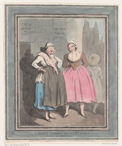 Hollandalı bir Abbess ve Perileri, 4 Nisan 1796., 4 Nisan 1796. by Thomas Rowlandson