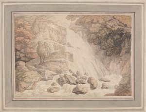 Yüksek Şelale by Thomas Rowlandson