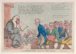 Bir Jüri Adamının Acıklı Vakası, 10 Mart 1815., 10 Mart 1815. by Thomas Rowlandson