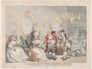 Bir Partneri Tanıtan Törenlerin Ustası, 24 Kasım 1795., 24 Kasım 1795. by Thomas Rowlandson