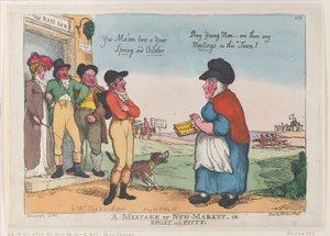 Yeni Pazarda Bir Hata veya Spor ve Dindarlık, 5 Ekim 1807., 5 Ekim 1807. by Thomas Rowlandson