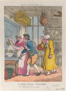 Yeni Bir Horoz Aranıyor veya Tesisatçı İçin Çalış, 20 Nisan 1810., 20 Nisan 1810. by Thomas Rowlandson