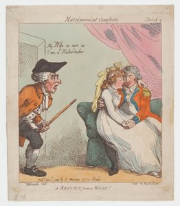 Yürüyüşten Dönüş, 1 Ekim 1799., 1 Ekim 1799. by Thomas Rowlandson
