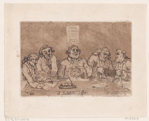 Bir Rotasyon Bürosu, 8 Haziran 1774., 8 Haziran 1774. by Thomas Rowlandson