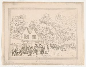 Bir Kırsal Duruş, 1787., 1787. by Thomas Rowlandson