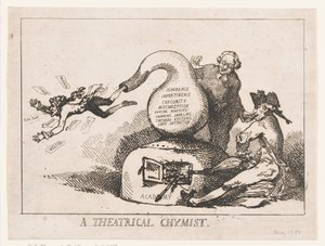 Bir Teatral Kimyager, Mayıs 1786., Mayıs 1786. by Thomas Rowlandson