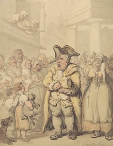 Bir Kasaba Telgrafçısı by Thomas Rowlandson