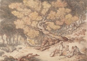 Bir Oduncunun Pikniği by Thomas Rowlandson