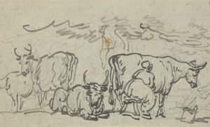 Albüm Çizimi by Thomas Rowlandson