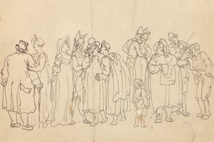 Albüm Çizimi by Thomas Rowlandson