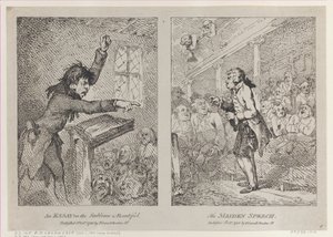 Yüce ve Güzel Üzerine Bir Deneme, Kızlık Konuşması, 1 Ekim 1785., 1 Ekim 1785. by Thomas Rowlandson