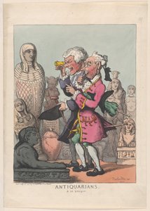 Antikacılar a la Greque, 14 Temmuz 1805., 14 Temmuz 1805. by Thomas Rowlandson