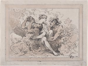 Bacchants, 1786., 1786. by Thomas Rowlandson
