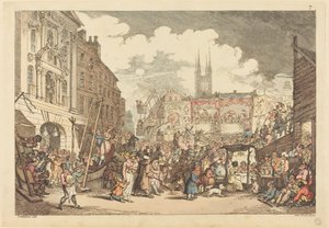 Bartholomeos Fuarı by Thomas Rowlandson