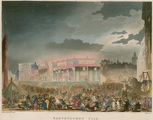 Bartholomeos Fuarı by Thomas Rowlandson