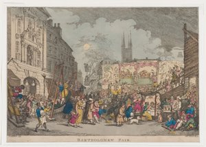 Bartholomew Fuarı, 1807., 1807. by Thomas Rowlandson