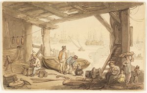 Tekne Üreticileri by Thomas Rowlandson
