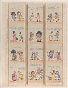 Oda Bordürleri, Extravaganzas Levha 6, 2 Mayıs 1799., 2 Mayıs 1799. by Thomas Rowlandson