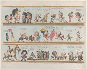 Odalar ve Salonlar için Kenarlıklar, Levha 10, 10 Temmuz 1799., 10 Temmuz 1799. by Thomas Rowlandson