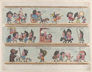 Odalar ve Salonlar için Kenarlıklar, Levha 8, 20 Haziran 1799., 20 Haziran 1799. by Thomas Rowlandson