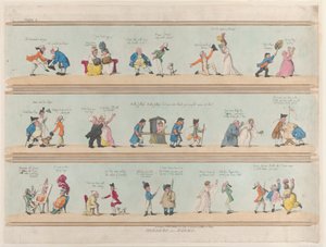Oda Bordürleri, Levha 2, 25 Mart 1799., 25 Mart 1799. by Thomas Rowlandson