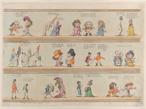 Oda Bordürleri, Levha 4, 1 Nisan 1799., 1 Nisan 1799. by Thomas Rowlandson
