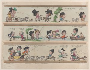 Odalar ve Perdeler için Kenarlıklar, Levha 7, 10 Mayıs 1799., 10 Mayıs 1799. by Thomas Rowlandson