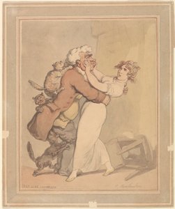 kedi gibi flört by Thomas Rowlandson