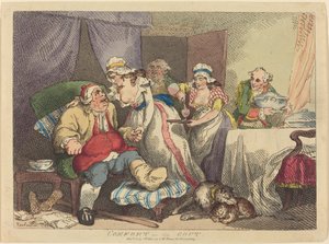 Gut hastalığında rahatlık by Thomas Rowlandson