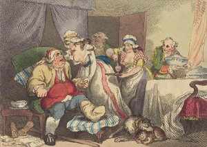 Gut hastalığında rahatlık, 1785. by Thomas Rowlandson